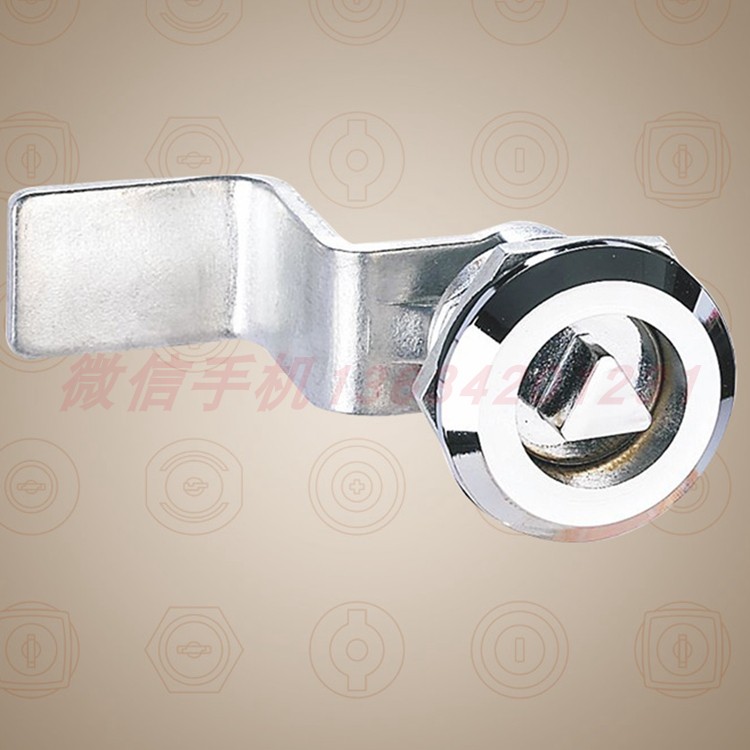 MS705-2-3 Zinc Alloy Triangular Lock Zinc Alloy Triangular Cam Lock Garbage Bin Door Lock Environmental Bin Lock