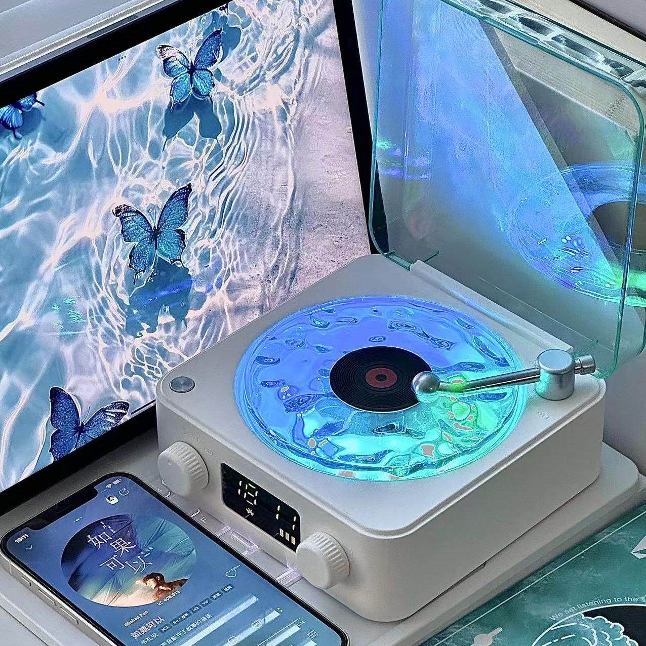 音响唱片无线蓝牙氛围便携桌面小音箱男朋友女生日礼物毕业情人节