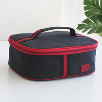 Insulation lunch box bag thickened aluminum foil large large capacity waterproof and oil-proof canvas rectangular tote bag lunch bag