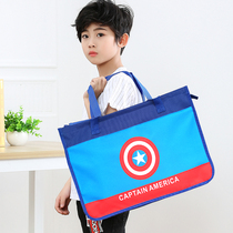 8-open 8K A3 art bag Painting document bag Large-capacity tote bag Waterproof tool bag for children and primary school students
