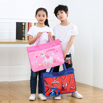 8k art bag Large capacity primary school student tote bag tool bag Painting special backpack Canvas childrens learning bag A3