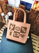 Daily single PREMIUM elegant pastoral style felt environmental protection hand bag shopping bag
