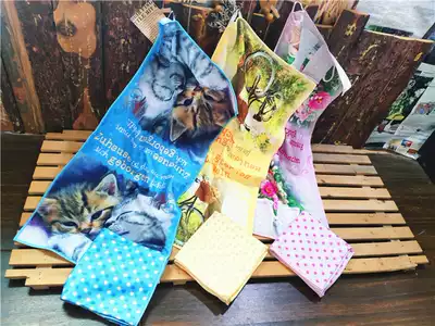 Micro dirty welfare export goods chao soft nano 3D printing towel rag size 37*72 more optional