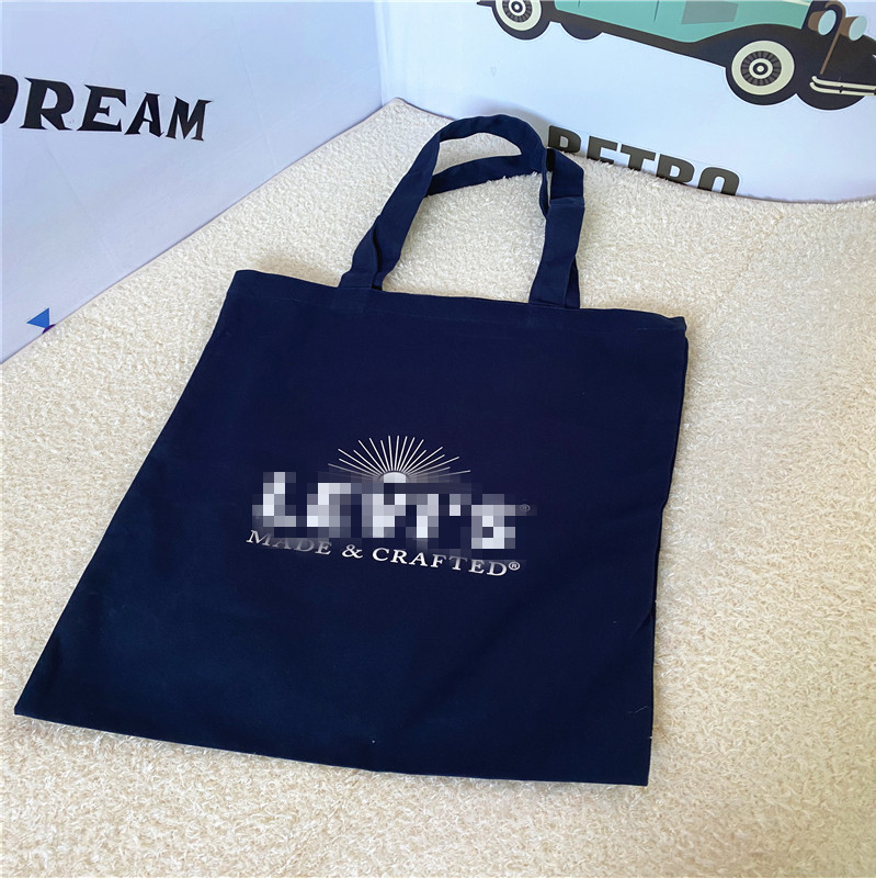 Day single good goods to buy earn haha cotton canvas Tibetan blue environmental protection bag canvas bag