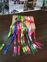 Daily single hanging neck rope wide bar non-neck certificate key detachable