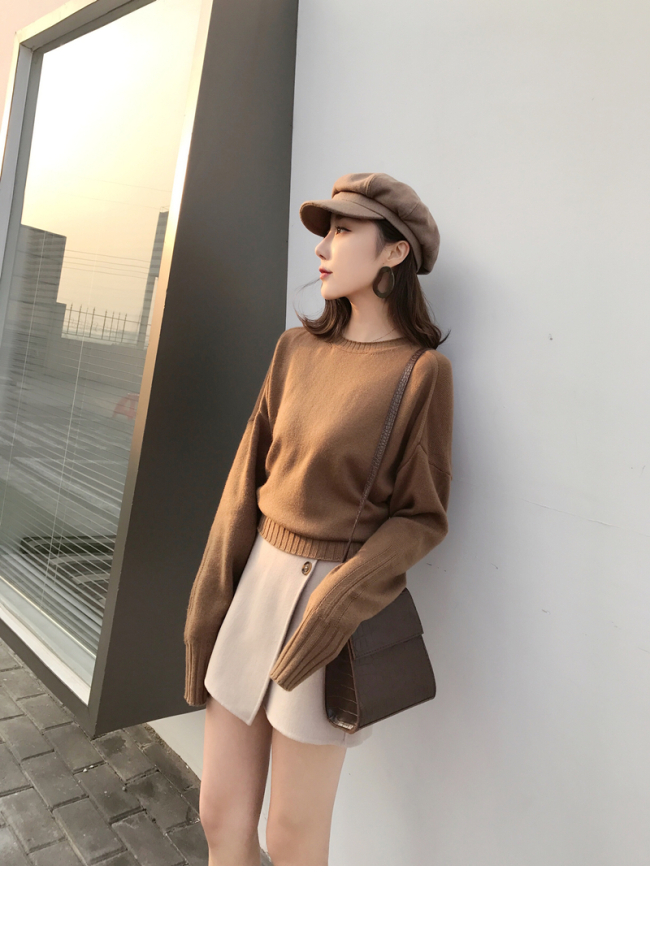 ◆ MMCO ◆ thiết kế cổ tròn thiết kế áo vest sau cardigan nữ