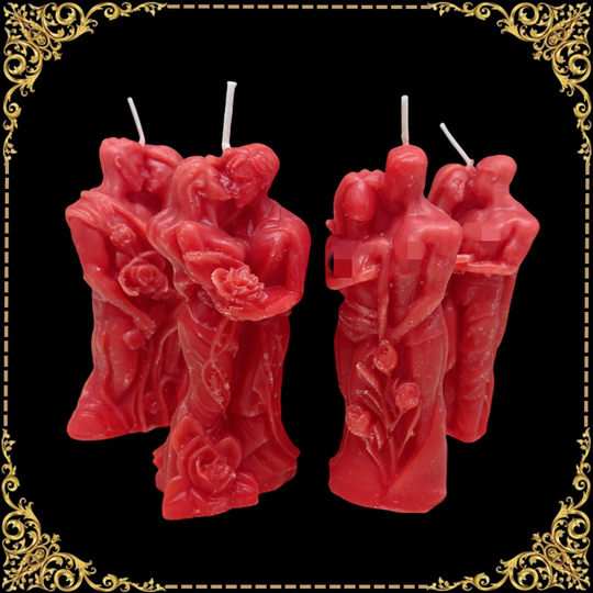 Dingdingtai brand special hand-shaped candle men and women humanoid candle red