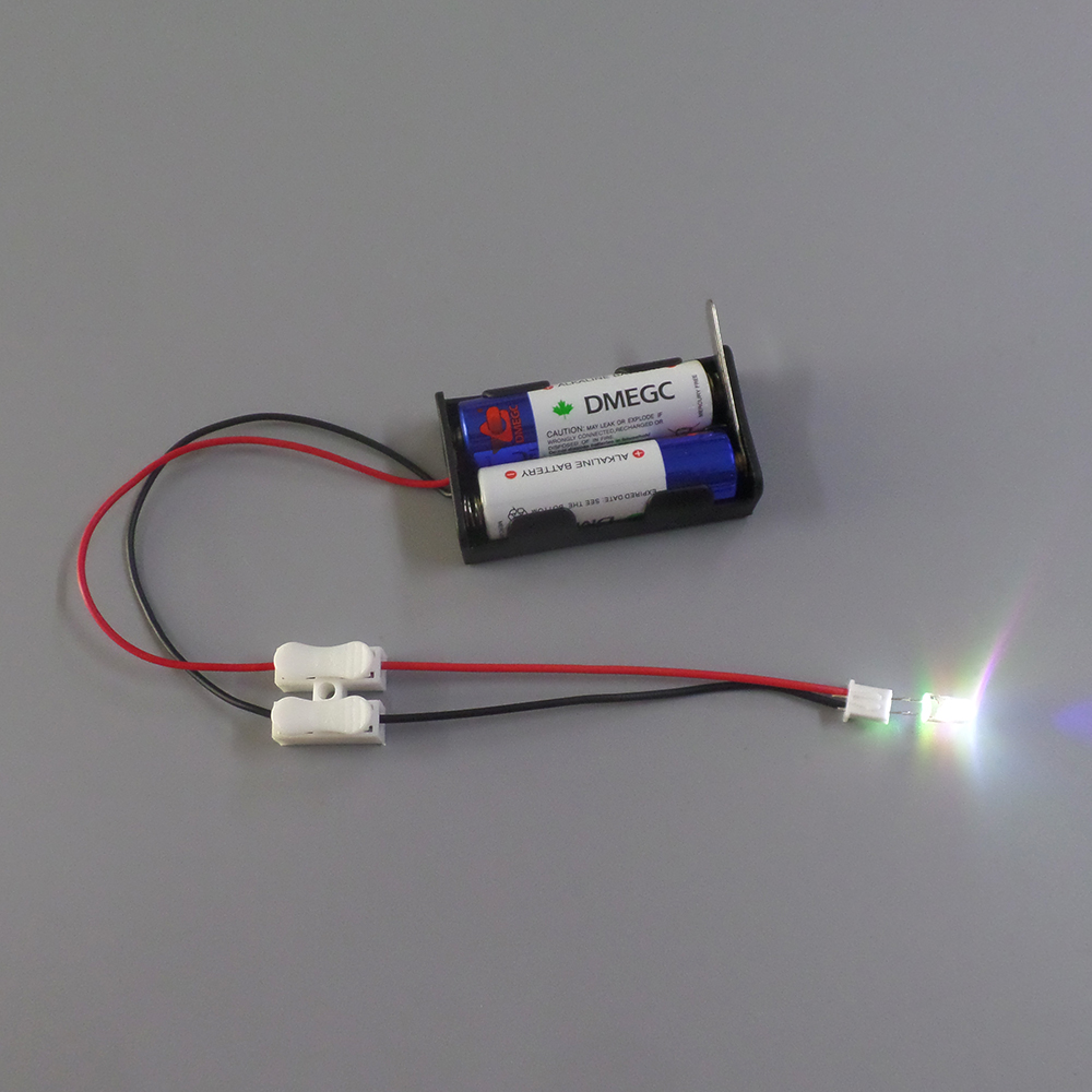 F5LED 7 color quick slow flash blue green white yellow light with wire seat diameter 5mm DIY model making 3V3 volt