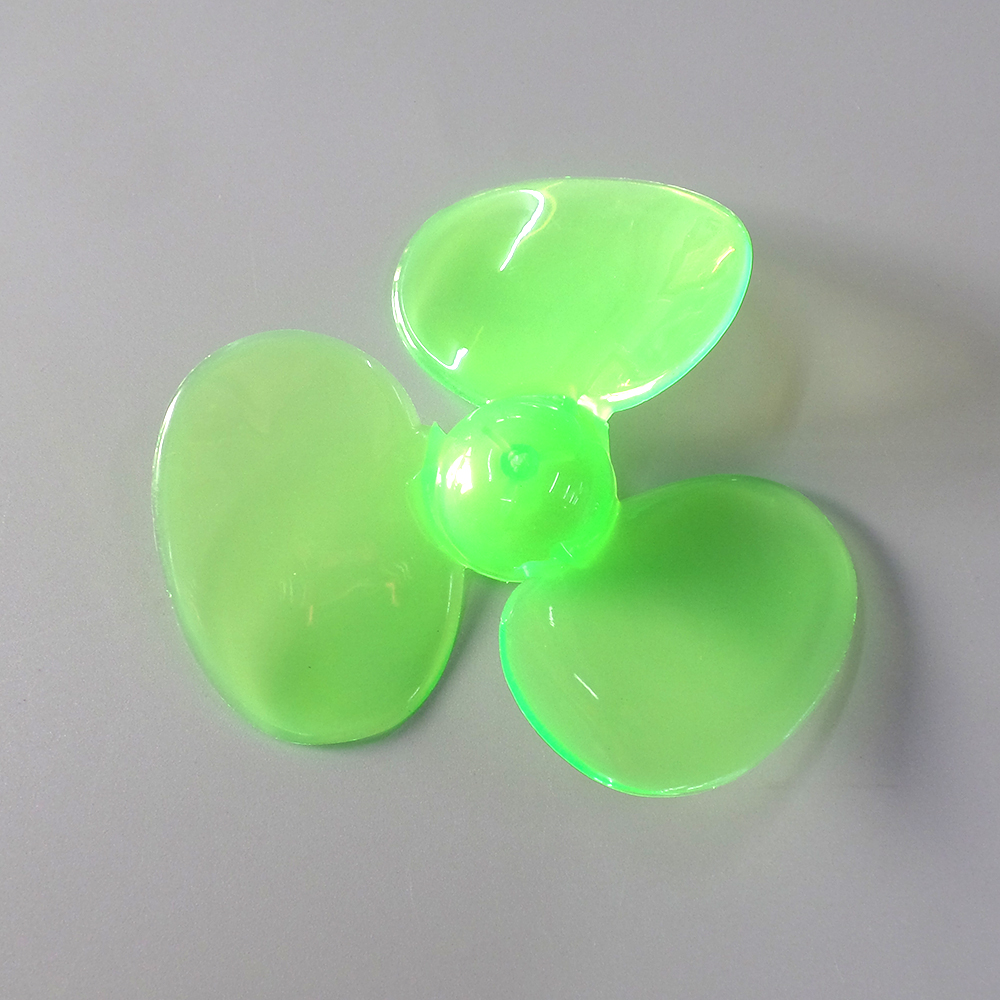 Diameter 90mm plastic small fan leaf 2mm hole plastic screw slurry plastic fan leaf DIY manual accessories