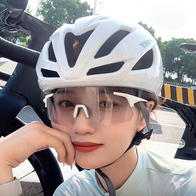 窄框骑行墨镜女式骑车专用眼镜防风护目镜日夜两用晚上防飞虫蚊子