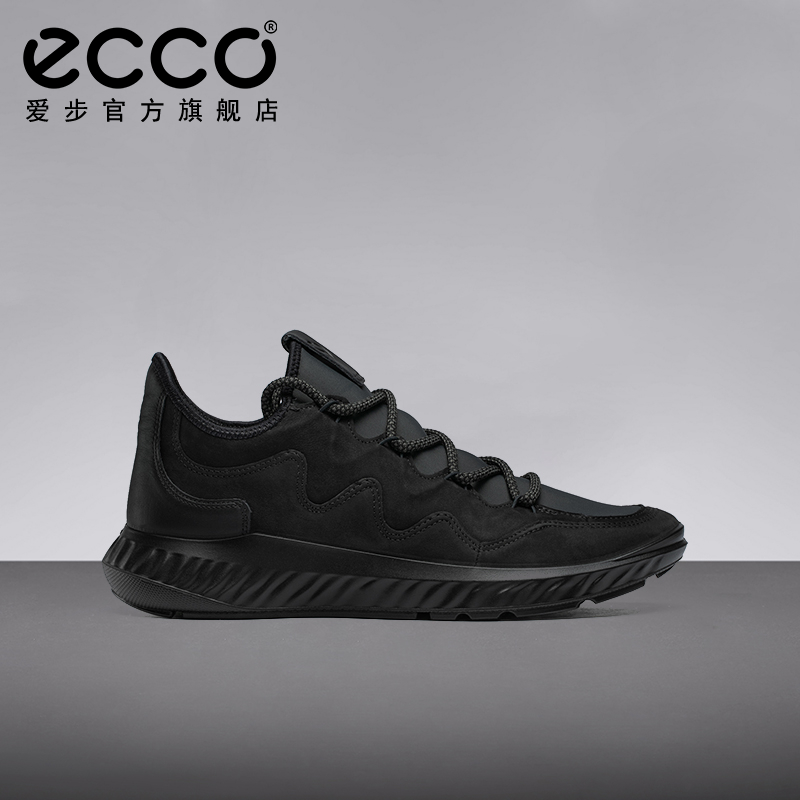 ECCO Love Step Coloured Leisure Shoe Men Splicing Men's Shoes Genuine Leather Old Daddy Shoes Sneakers suitable for light rides 504244