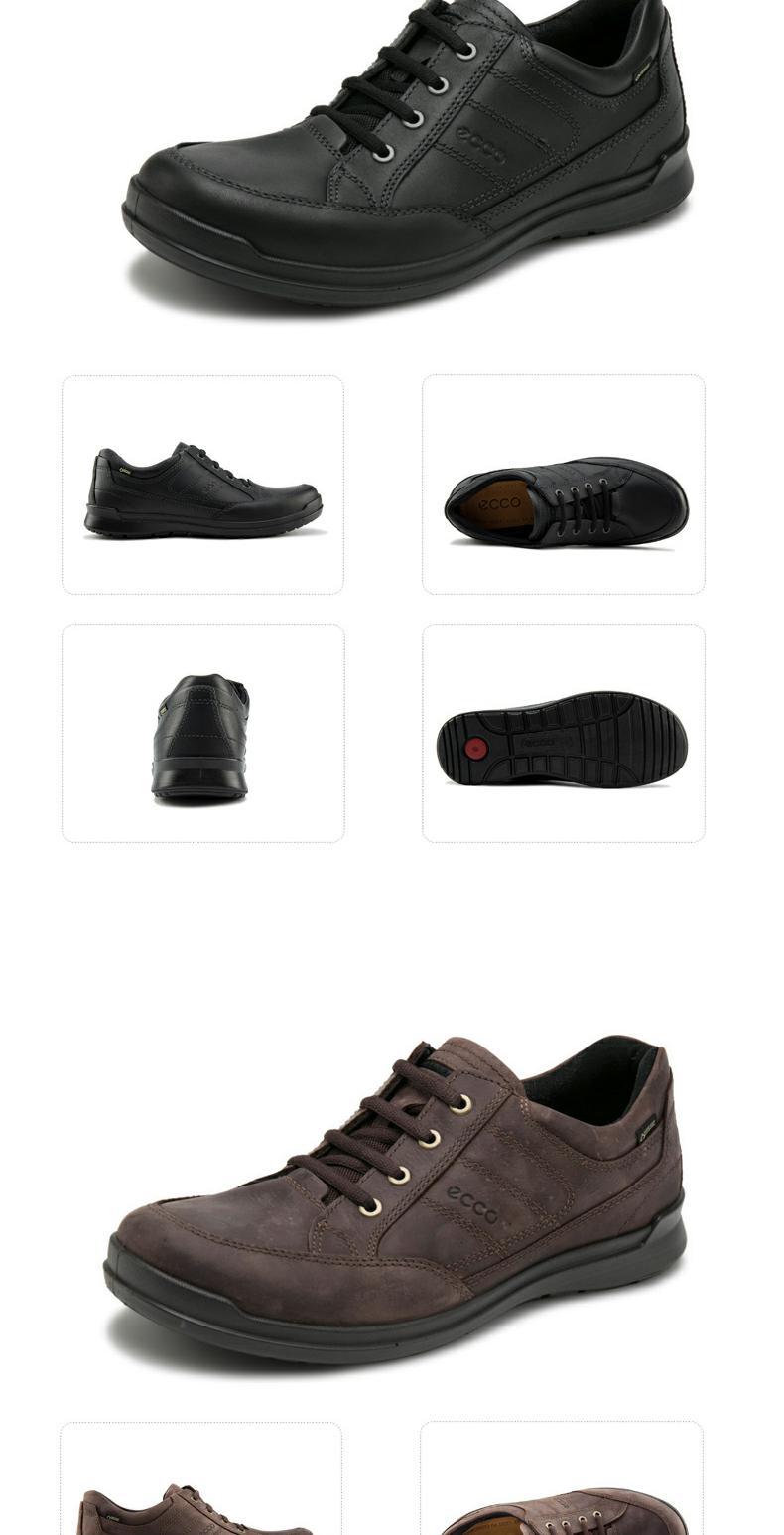 ECCO ECCO Giày tròn thoáng khí Giày nam đế thấp Giày đế thấp mang giày thông thường Hall 524544 giày thể thao nam nike