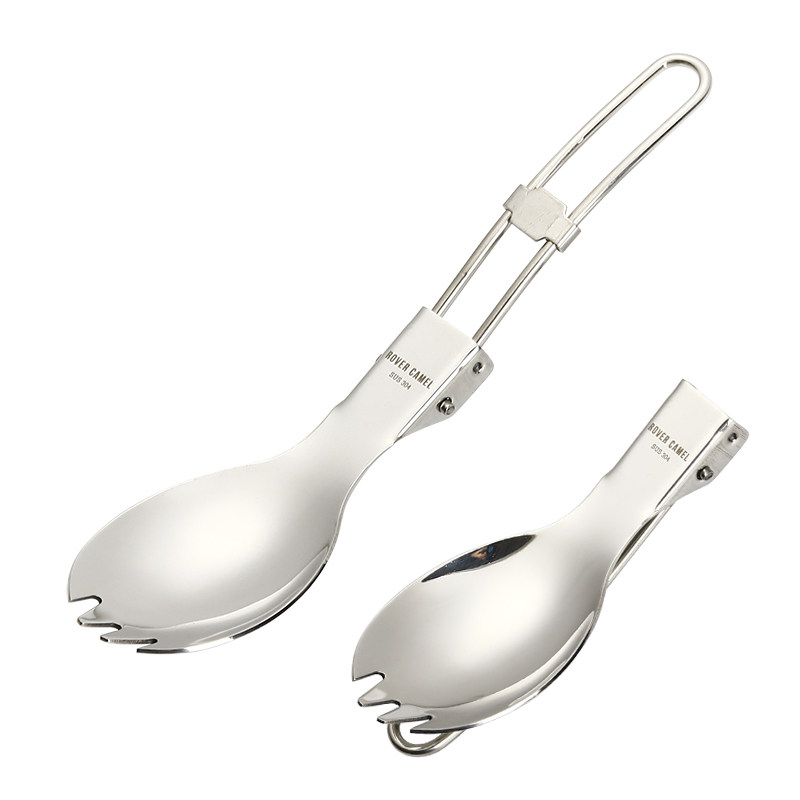 [USD 6.55] Range Rover Outdoor SUS304 Stainless Steel Folding Tableware ...