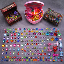 Childrens toy box Acrylic beaded diamond Kindergarten small gift Pirate treasure game Birthday gift