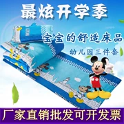 Nursery bé chăn ba mảnh lõi tinh khiết chứa giường nhập học Liu Jiantao mền chăm sóc chiều cho trẻ em làm - Bộ đồ giường trẻ em