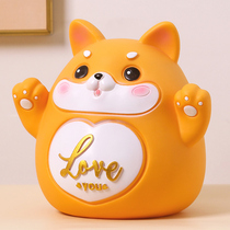 Large piggy bank net red model 2021 new only can not enter the piggy bank children boys and girls piggy bank