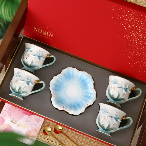 Керамический высококлассный кофейный комплект для домашнего использования, послеобеденный чай, чайная чашка, ручная роспись