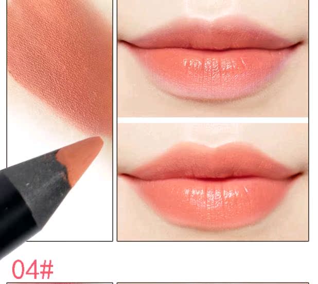 Bút chì kẻ môi chính hãng ảo giác kẻ viền môi không thấm nước không dễ làm mất màu son môi bút chì để gửi bút chì son bút chì mamonde màu red pepper
