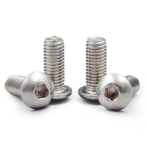 5 16-18 teeth 10pcs US-made British stainless steel round head hexagon screw ISO7380