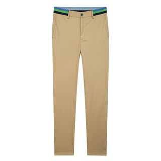 Niaojia Cut-Label Khaki Summer Casual Pants for Young Men, Business Casual, Fitted Straight-Leg, Slightly Stretchy Trousers 91040