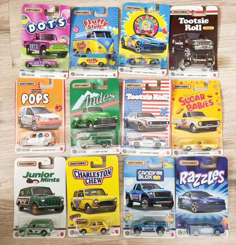 Matchbox Candy Series, Free Shipping on Orders of Five or More Items in the Store