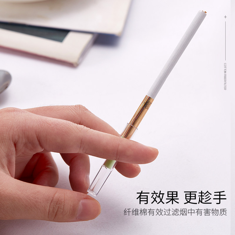 zobo positive plate cigarette holder filter disposable abandon type thick and thick cigarettes male and female fiber cotton filter