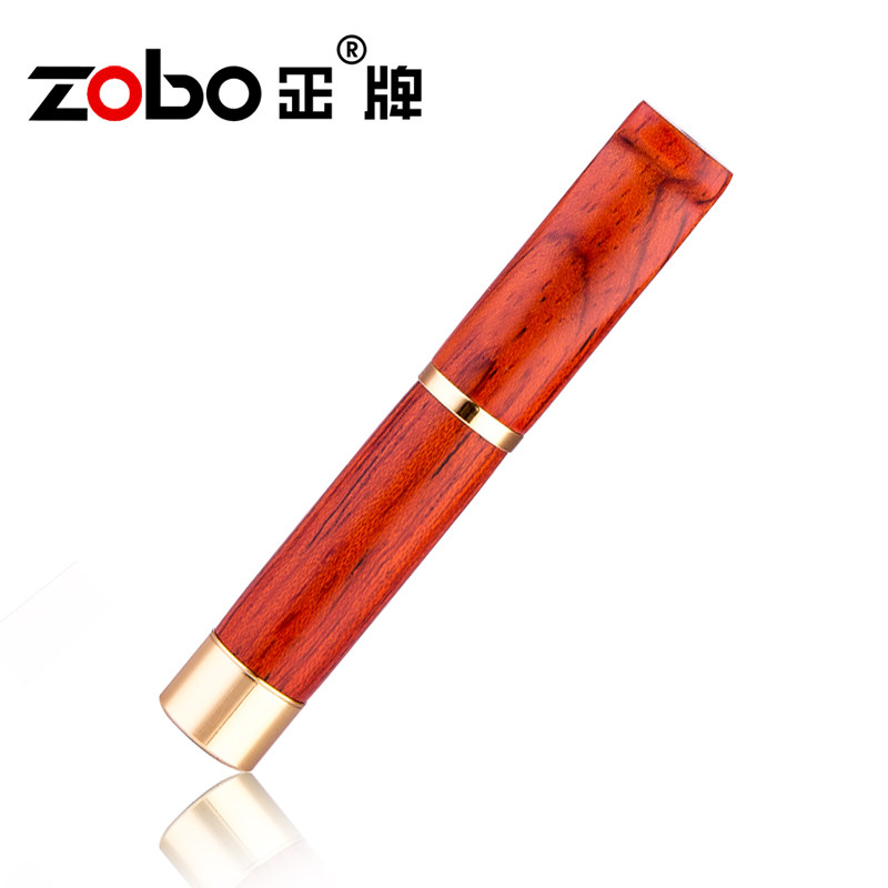 ZOBO genuine cigarette holder sandalwood filter cigarette holder circulating type washable filter men's cigarette coarse smoking set