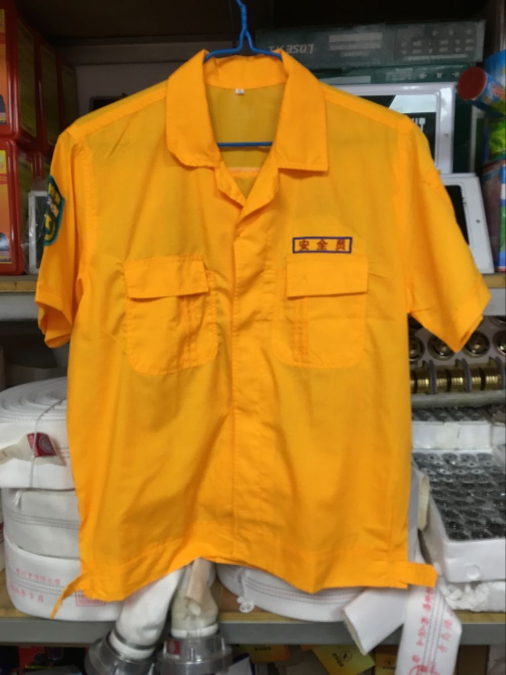 Site Safety Officer Signalman Summer Overalls Suit Safety Supervisor Short-sleeved Cotton Full Process