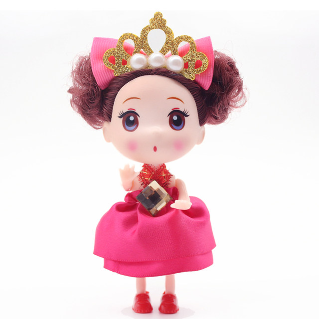 12cm ຂອງຫຼິ້ນເດັກນ້ອຍ princess doll ສັບສົນ doll ອະນຸບານດຽວເດັກຍິງຫຼິ້ນເຮືອນ princess doll ຂອງຂວັນ