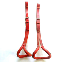 Horsetail cowhide pull belt tail chieftain horse tail belt cowhide horsetail thickening saddle accessories
