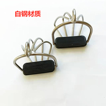 Stirrup 304 stainless steel material for horses equipped with non-slip mats net baskets safety stirrups special for horse farms in tourist areas