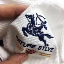 Pearl cotton POLO shirt male long sleeve T-shirt foreign trade cut mark small horse mark with undershirt big code exit tail single spring fall