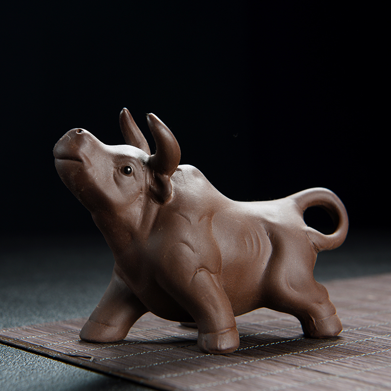 Creative express little tea pet boutique to fair and violet arenaceous spittor the mythical wild animal characters play tea tea art furnishing articles