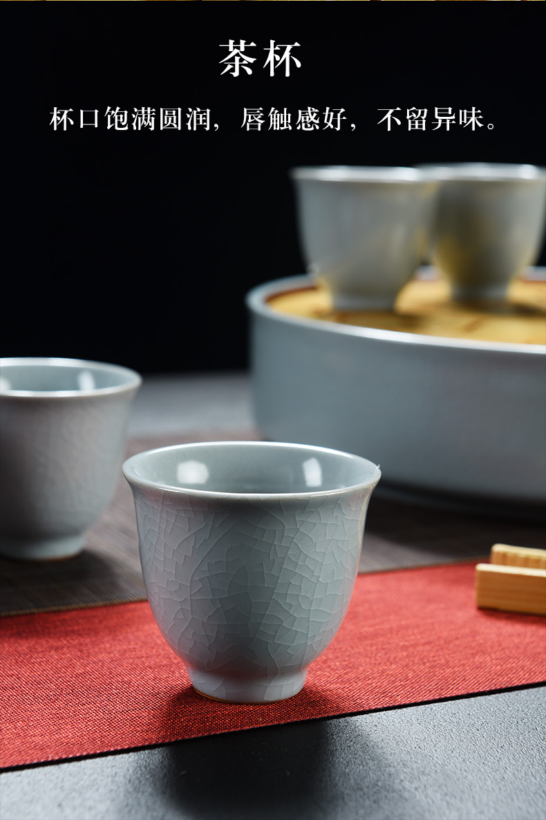 Your up kung fu tea set a pot of hexagon cup portable travel ceramic tea tray was suit household is suing teapot teacup