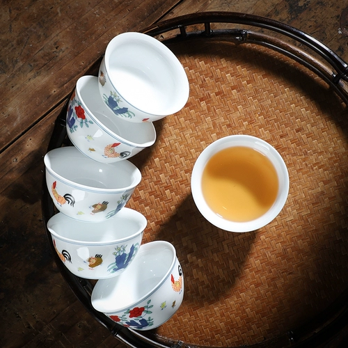 Керамическая ретро чайная чашка, чайный сервиз для домашнего использования