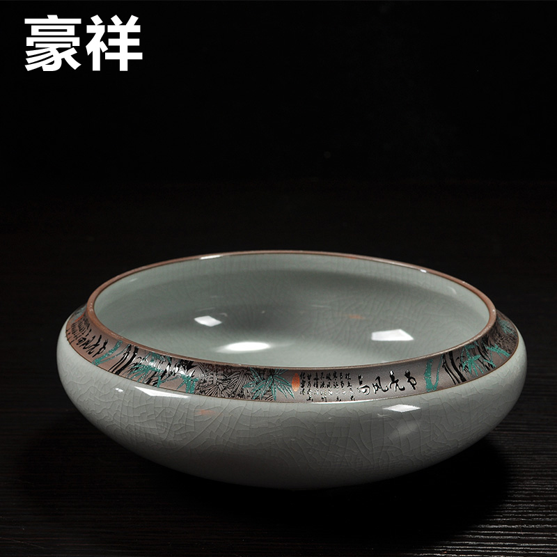 Howe cheung kung fu tea tea accessories cup for wash the writing brush washer wash tea brother your up up ceramic tea