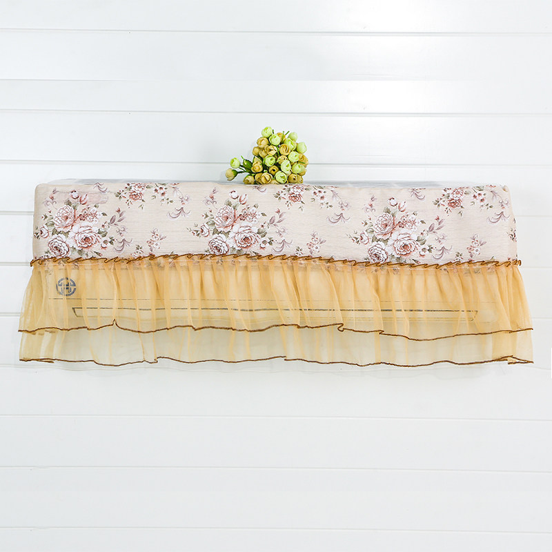 Air conditioning cover dust cover Wall-mounted Cold Air Boot Up Not To Take The Big 1 5 Beauty Gripe Cloth Art Bedroom Hanging Wind Screens