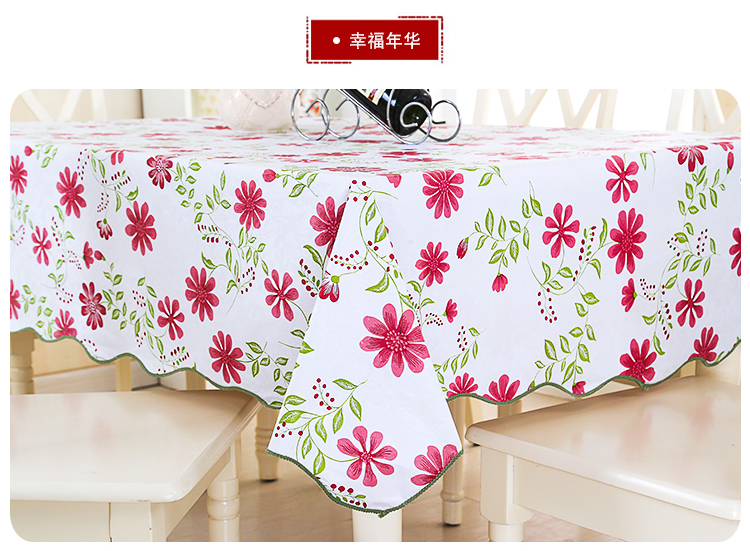 Mục Vụ phòng khách PVC khăn trải bàn chống thấm dầu nóng dùng một lần khăn trải bàn nhựa bàn tròn bàn ăn hình chữ nhật bàn cà phê mat - Khăn trải bàn khăn trải bàn tròn tiệc cưới