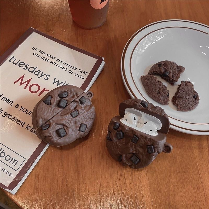 Chocolate Cookie-Themed Earphone Cases Suitable for Vivo Tws5, Vivo Tws4 Hi-Fi Version, Cute Vivo Tws3Pro Protective Case, Vivo Tws2E Cartoon, Iqoo Tws 1 Female X1 Chocolate Cookie-Themed Earphone Cases Suitable for Vivo Tws5, Vivo Tws4 Hi-Fi Version, Cute Vivo Tws3Pro Protective Case, Vivo Tws2E Cartoon, Iqoo Tws 1 Female X1