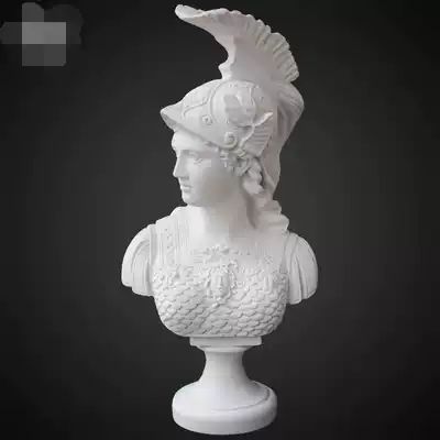 Athena plaster head art teaching aids sketch large figure model portrait still life sculpture ornaments statue Post