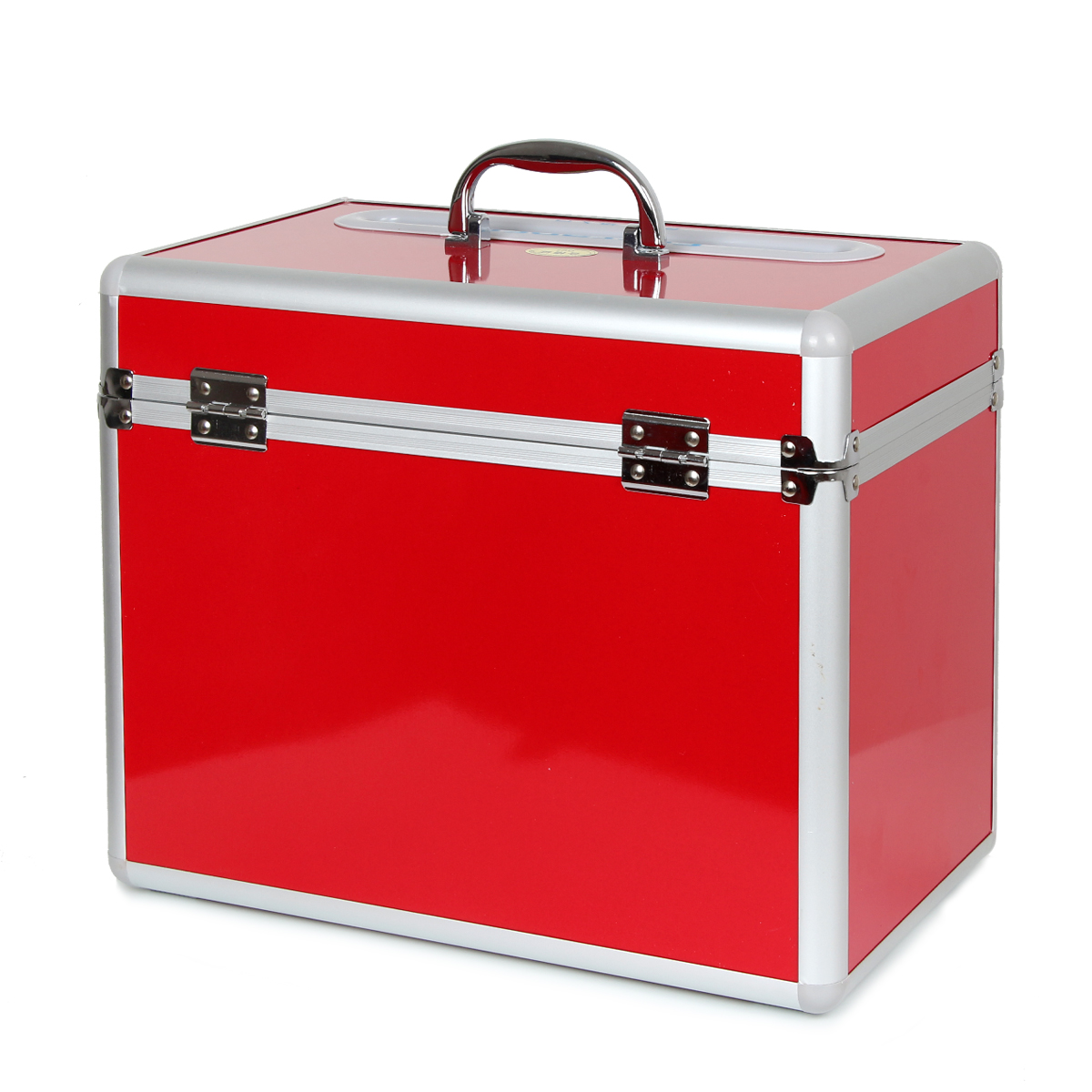 全红铝制投票箱小号选举箱带锁手提式桌面募捐会议投票选票箱阿里巴巴