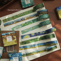 Rosewood Ocean Van High Color and Paper Adhesive Tapes Masters Aesthetic Handbooks Album Wall Patch Diy Decorative Material