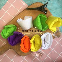 (Finished product) non-woven wonton Yuntun DIY kindergarten homework teaching aids noodles fruit snacks simulation food