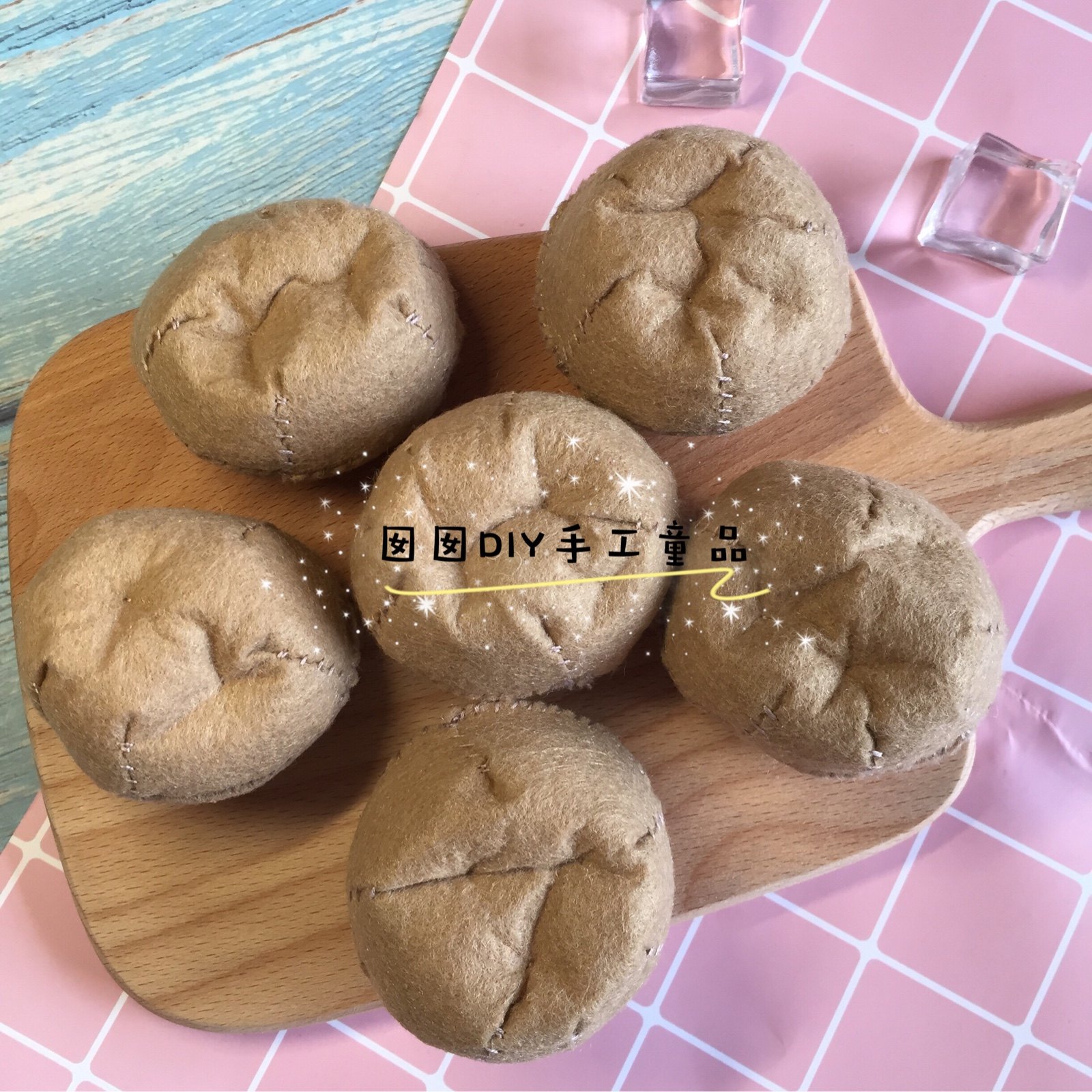 (Finished Product) Unwoven Fabrics Potato Potato DIY Kindergarten Job aids Toy Vegetables Emulation food