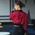 Runaway Lolita mùa xuân và mùa hè ngắn đứng cổ áo thể thao Áo khoác mỏng cho nữ ngoài trời