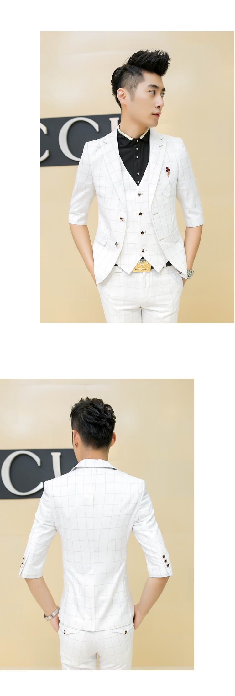 Costume homme en coton pour été - Ref 1573470 Image 16