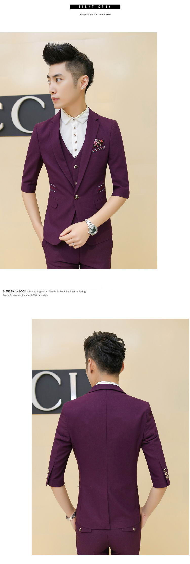 Costume homme en coton pour été - Ref 1573470 Image 9