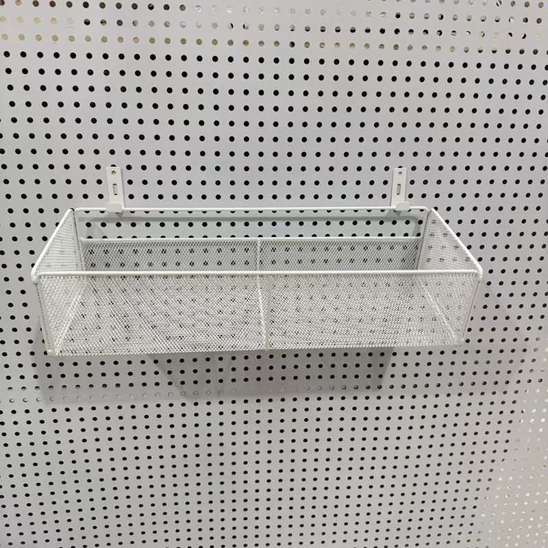 Perforated board accessories mesh basket metal long hole round hole universal