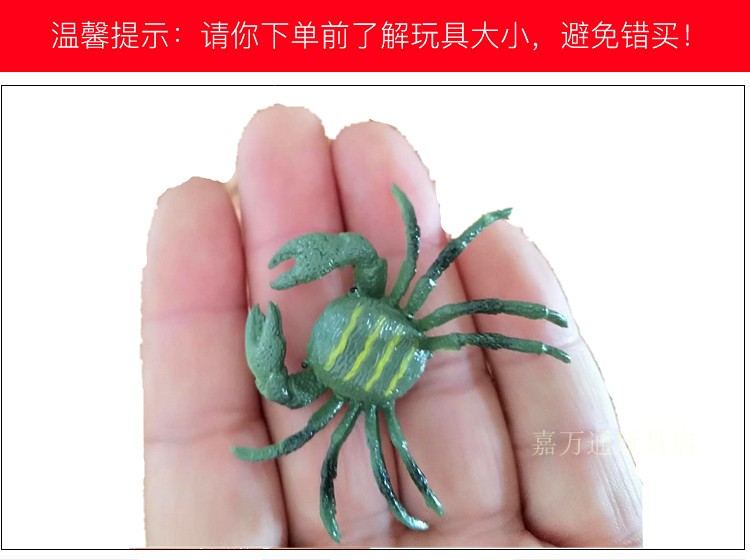 Mô phỏng động vật biển mô hình ẩn sĩ cua cua cua cua đồ chơi đồ chơi cua rắn quà tặng mềm - Đồ chơi gia đình đồ chơi bé gái