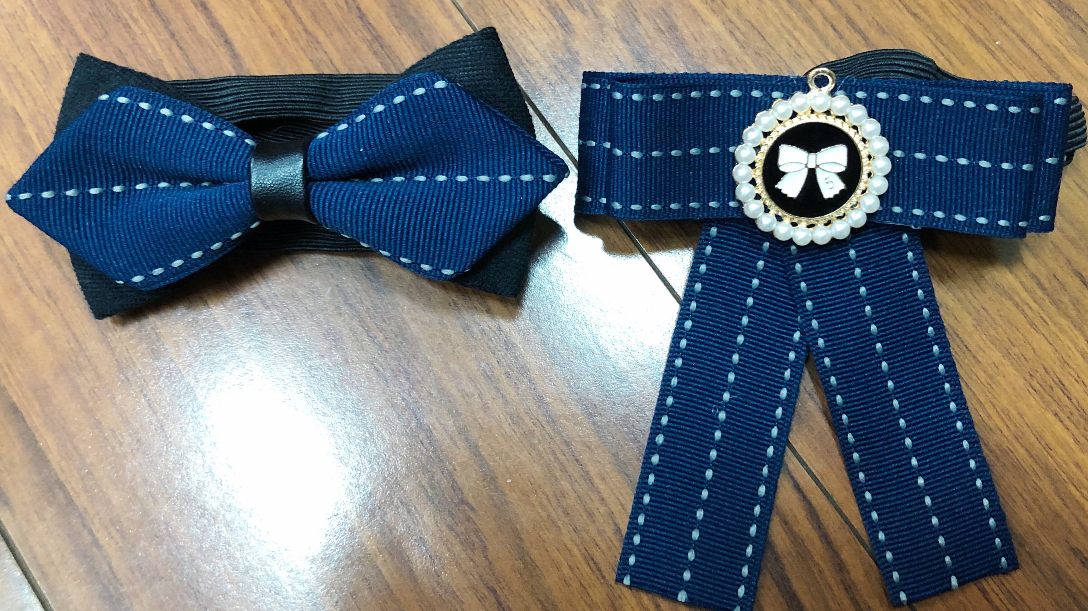 Male and female children shirts Inn Pearl Butterfly junction College Wind comeback ancient sweet and beautiful uniform with big choral performance tie